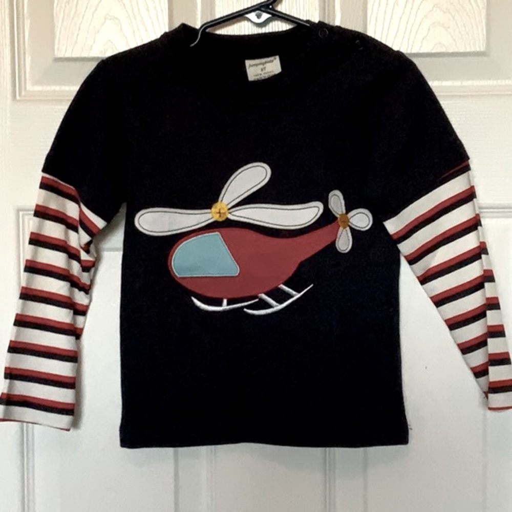 NWT Long Sleeve Boys Helicopter Top Size 18 months